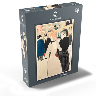 At the Moulin Rouge: La Goulue and Her Sister (1892) by Henri de Toulouse-Lautrec 1000 Jigsaw Puzzle box view1