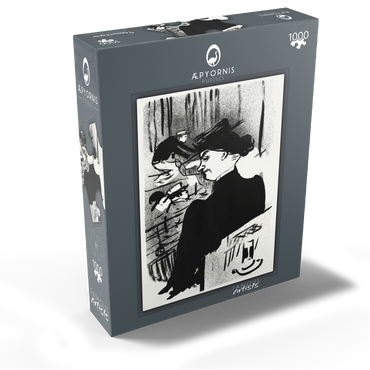 Le Café-concert: Une Spectatrice (1893) by Henri de Toulouse-Lautrec 1000 Jigsaw Puzzle box view1