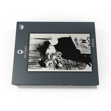 Le Café-concert: Une Spectatrice 1893 by Henri de Toulouse-Lautrec 100 Jigsaw Puzzle box view1
