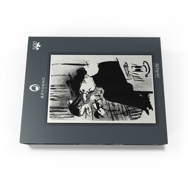Le Café-concert: Une Spectatrice 1893 by Henri de Toulouse-Lautrec 500 Jigsaw Puzzle box view1