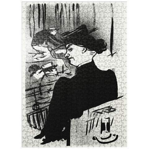 puzzleplate Le Café-concert: Une Spectatrice 1893 by Henri de Toulouse-Lautrec 500 Jigsaw Puzzle