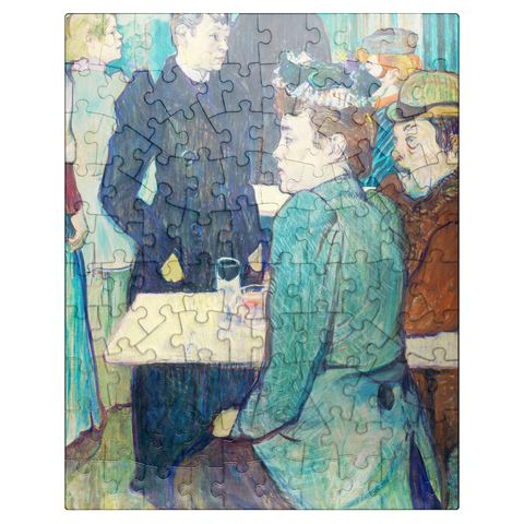puzzleplate A Corner of the Moulin de la Galette 1892 by Henri de Toulouse-Lautrec 100 Jigsaw Puzzle