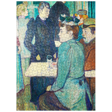puzzleplate A Corner of the Moulin de la Galette 1892 by Henri de Toulouse-Lautrec 500 Jigsaw Puzzle