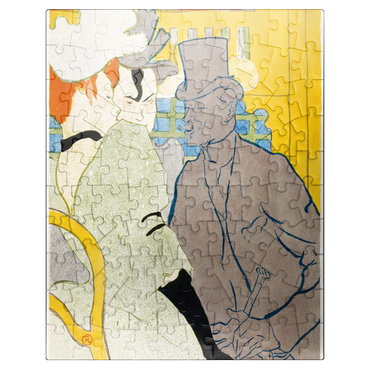 puzzleplate The Englishman at the Moulin Rouge 1892 by Henri de Toulouse-Lautrec 100 Jigsaw Puzzle