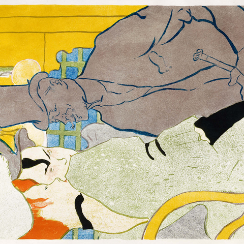 The Englishman at the Moulin Rouge 1892 by Henri de Toulouse-Lautrec 500 Jigsaw Puzzle 3D Modell