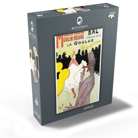 Affiche pour le Moulin Rouge la Goulue 1898 by Henri de Toulouse-Lautrec 100 Jigsaw Puzzle box view1