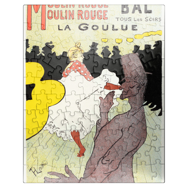 puzzleplate Affiche pour le Moulin Rouge la Goulue 1898 by Henri de Toulouse-Lautrec 100 Jigsaw Puzzle