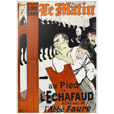 puzzleplate Au Pied de l'Echafaud (1893) by Henri de Toulouse-Lautrec 1000 Jigsaw Puzzle