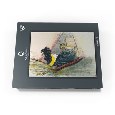 A Princely Idyl, Clara Ward (1897) by Henri de Toulouse-Lautrec 1000 Jigsaw Puzzle box view1