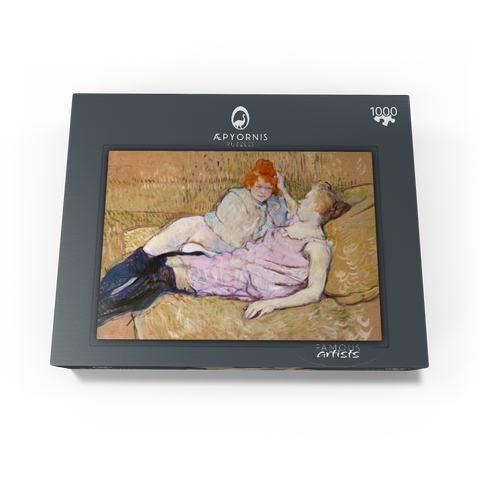 The Sofa (ca.1894-1896) by Henri de Toulouse-Lautrec 1000 Jigsaw Puzzle box view1