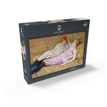 The Sofa ca.1894-1896 by Henri de Toulouse-Lautrec 100 Jigsaw Puzzle box view1