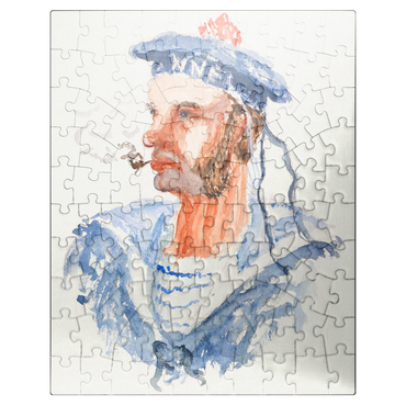 puzzleplate Marin 1879-1880 by Henri de Toulouse-Lautrec 100 Jigsaw Puzzle