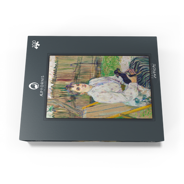 Lady with a Dog 1891 by Henri de Toulouse-Lautrec 100 Jigsaw Puzzle box view1