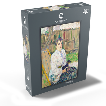 Lady with a Dog 1891 by Henri de Toulouse-Lautrec 500 Jigsaw Puzzle box view1