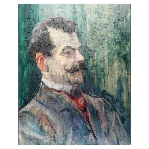 puzzleplate Portrait of André Rivoire 1901 by Henri de Toulouse-Lautrec 100 Jigsaw Puzzle