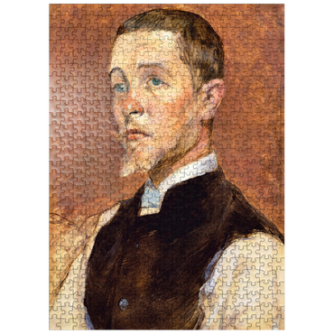 puzzleplate Albert René Grenier 1858-1925 1887 by Henri de Toulouse-Lautrec 500 Jigsaw Puzzle