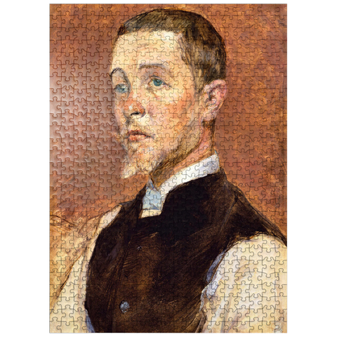 puzzleplate Albert René Grenier 1858-1925 1887 by Henri de Toulouse-Lautrec 500 Jigsaw Puzzle