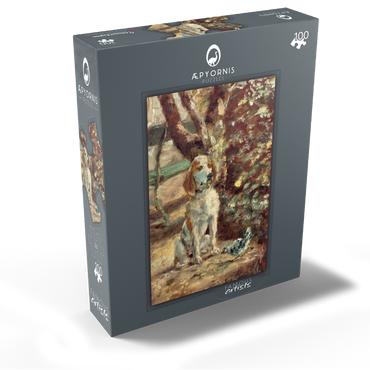 The Artists Dog Flèche ca.1881 by Henri de Toulouse-Lautrec 100 Jigsaw Puzzle box view1