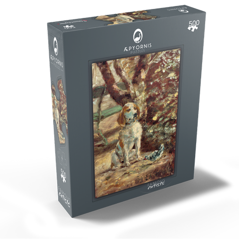 The Artists Dog Flèche ca.1881 by Henri de Toulouse-Lautrec 500 Jigsaw Puzzle box view1