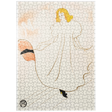 puzzleplate May Milton by Henri de Toulouse-Lautrec 1864-1901 500 Jigsaw Puzzle