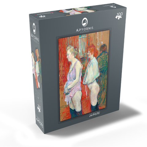 Rue des Moulins 1894 by Henri de Toulouse-Lautrec 100 Jigsaw Puzzle box view1