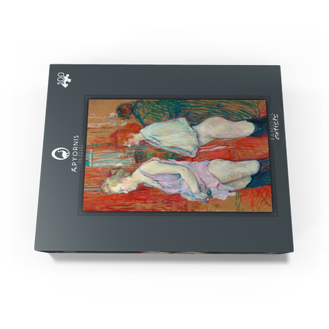 Rue des Moulins 1894 by Henri de Toulouse-Lautrec 100 Jigsaw Puzzle box view1