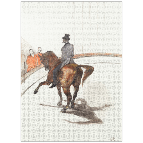 puzzleplate At the Circus: The Spanish Walk (Au Cirque: Le Pas espagnol) (1899) by Henri de Toulouse-Lautrec 1000 Jigsaw Puzzle