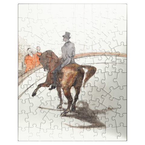 puzzleplate At the Circus: The Spanish Walk (Au Cirque: Le Pas espagnol) 1899 by Henri de Toulouse-Lautrec 100 Jigsaw Puzzle