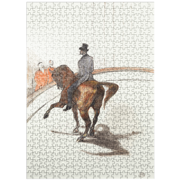 puzzleplate At the Circus: The Spanish Walk (Au Cirque: Le Pas espagnol) 1899 by Henri de Toulouse-Lautrec 500 Jigsaw Puzzle