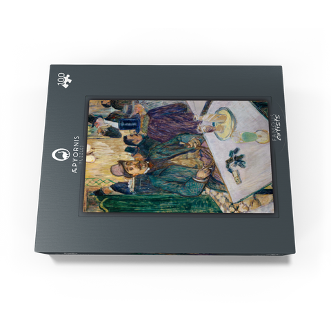 Monsieur Boileau at the Café 1893 by Henri de Toulouse-Lautrec 100 Jigsaw Puzzle box view1