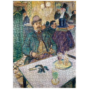 puzzleplate Monsieur Boileau at the Café 1893 by Henri de Toulouse-Lautrec 500 Jigsaw Puzzle