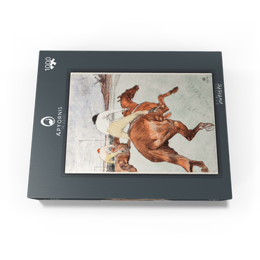 The Jockey (1899) by Henri de Toulouse-Lautrec 1000 Jigsaw Puzzle box view1