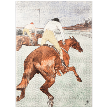 puzzleplate The Jockey (1899) by Henri de Toulouse-Lautrec 1000 Jigsaw Puzzle