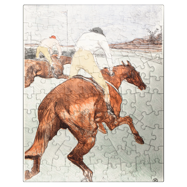 puzzleplate The Jockey 1899 by Henri de Toulouse-Lautrec 100 Jigsaw Puzzle