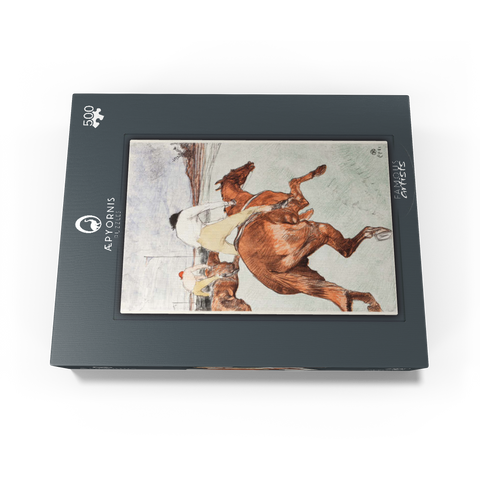 The Jockey 1899 by Henri de Toulouse-Lautrec 500 Jigsaw Puzzle box view1