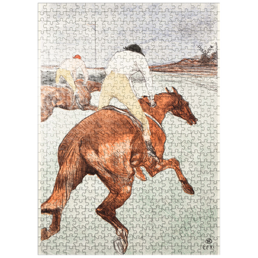 puzzleplate The Jockey 1899 by Henri de Toulouse-Lautrec 500 Jigsaw Puzzle