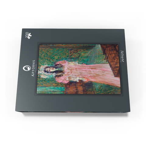 May Belfort 1895 by Henri de Toulouse-Lautrec 100 Jigsaw Puzzle box view1