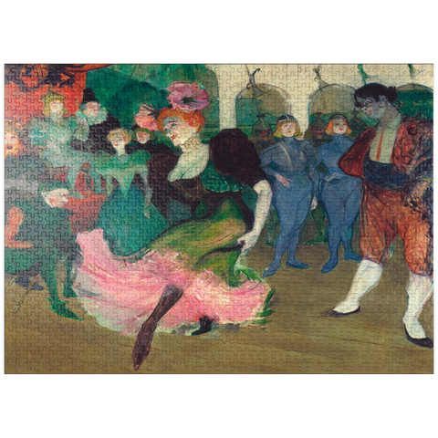 puzzleplate Marcelle Lender Dancing the Bolero in Chilpéric (1895-1896) by Henri de Toulouse-Lautrec 1000 Jigsaw Puzzle