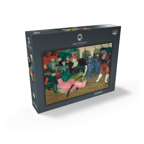 Marcelle Lender Dancing the Bolero in Chilpéric 1895-1896 by Henri de Toulouse-Lautrec 500 Jigsaw Puzzle box view1