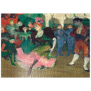 puzzleplate Marcelle Lender Dancing the Bolero in Chilpéric 1895-1896 by Henri de Toulouse-Lautrec 500 Jigsaw Puzzle