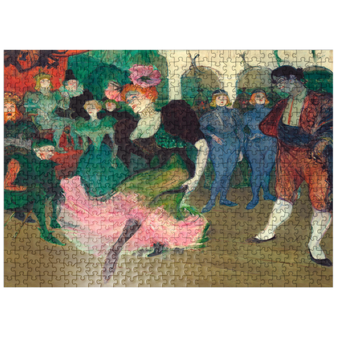 puzzleplate Marcelle Lender Dancing the Bolero in Chilpéric 1895-1896 by Henri de Toulouse-Lautrec 500 Jigsaw Puzzle