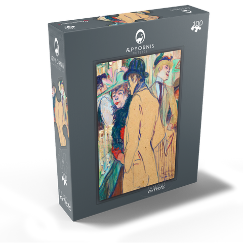 Alfred la Guigne 1894 by Henri de Toulouse-Lautrec 100 Jigsaw Puzzle box view1