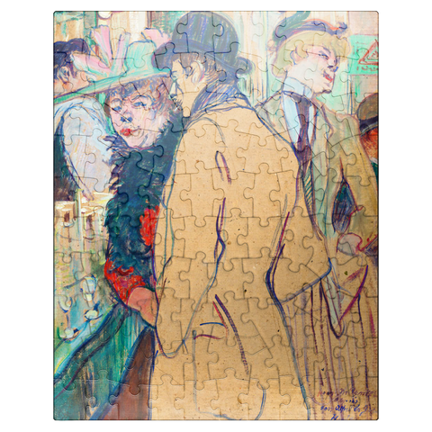 puzzleplate Alfred la Guigne 1894 by Henri de Toulouse-Lautrec 100 Jigsaw Puzzle
