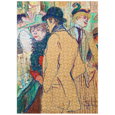 puzzleplate Alfred la Guigne 1894 by Henri de Toulouse-Lautrec 500 Jigsaw Puzzle