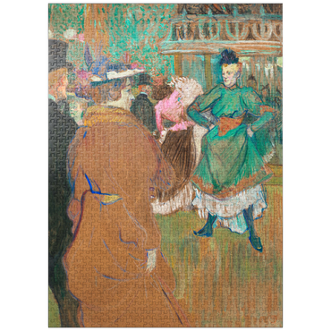 puzzleplate Quadrille at the Moulin Rouge (1892) painting by Henri de Toulouse-Lautrec 1000 Jigsaw Puzzle
