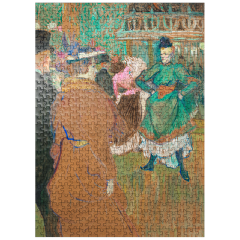 puzzleplate Quadrille at the Moulin Rouge 1892 painting by Henri de Toulouse-Lautrec 500 Jigsaw Puzzle