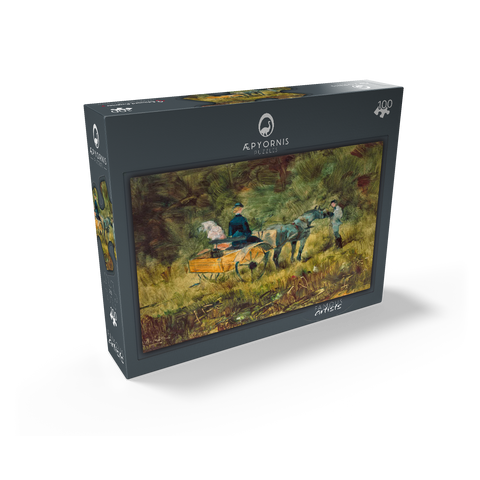 The coach - 1880 by Henri de Toulouse-Lautrec 100 Jigsaw Puzzle box view1