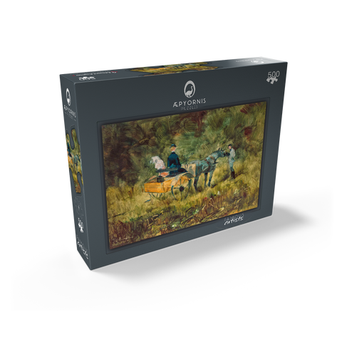 The coach - 1880 by Henri de Toulouse-Lautrec 500 Jigsaw Puzzle box view1