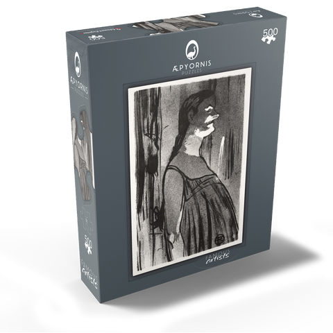 Le Café-concert: Mme. Abdala 1893 by Henri de Toulouse-Lautrec 500 Jigsaw Puzzle box view1