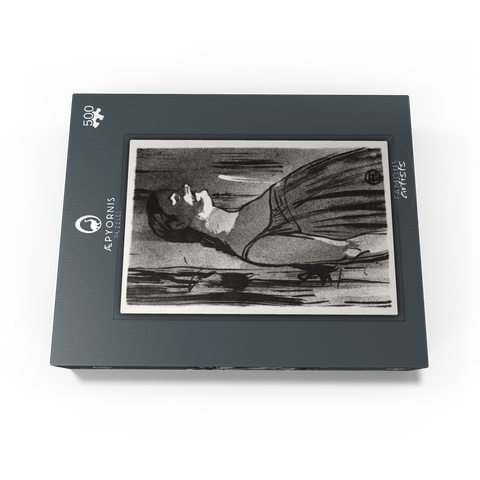 Le Café-concert: Mme. Abdala 1893 by Henri de Toulouse-Lautrec 500 Jigsaw Puzzle box view1
